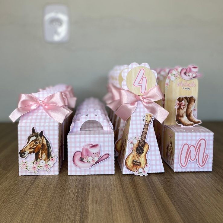 Kit Festa Boiadeira - Pegue e Monte | Lembrancinhas | Festa infantil | Aniversário | Personalizados