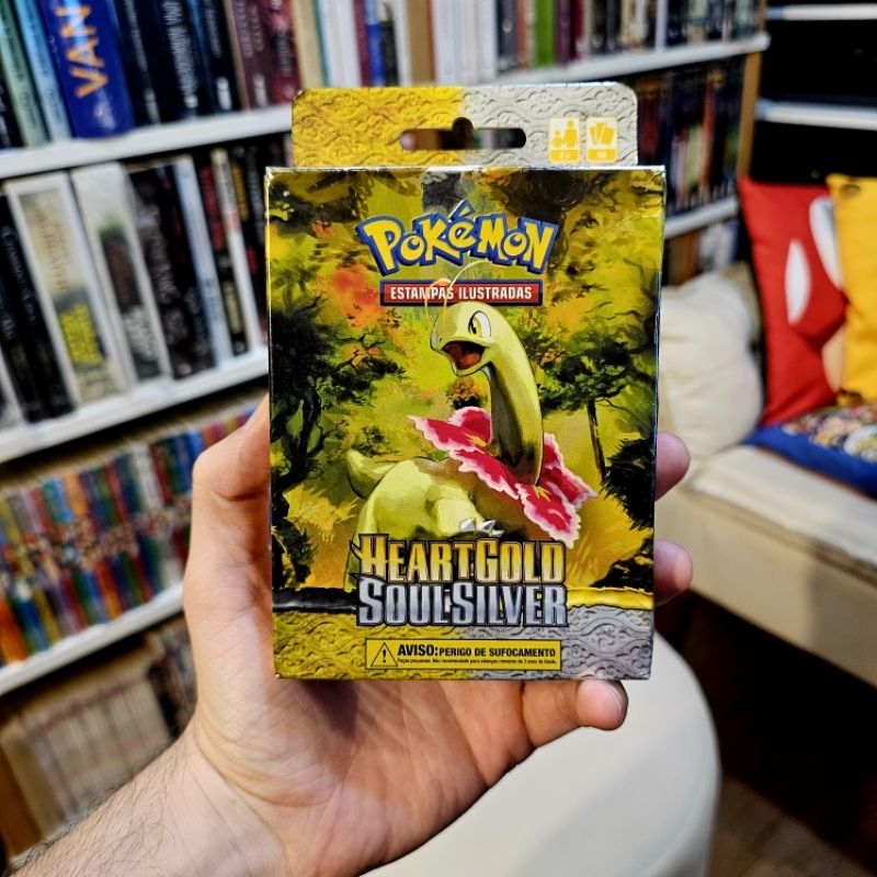 Box vazia Pokémon Hearth Gold e Soul Silver Conflito de Crescimento