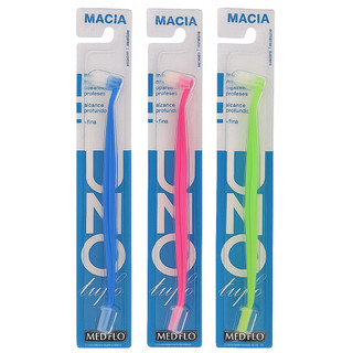 Kit 3 Escova dental Unitufo Cônica limpeza entre os dentes