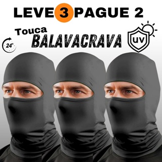 Kit 3 Touca Ninja Balaclava  Proteção Solar UV50+ Térmica Touca Motoboy Toca motoqueiro (1 ou 2 Un Disponível) em Oferta na Shopee