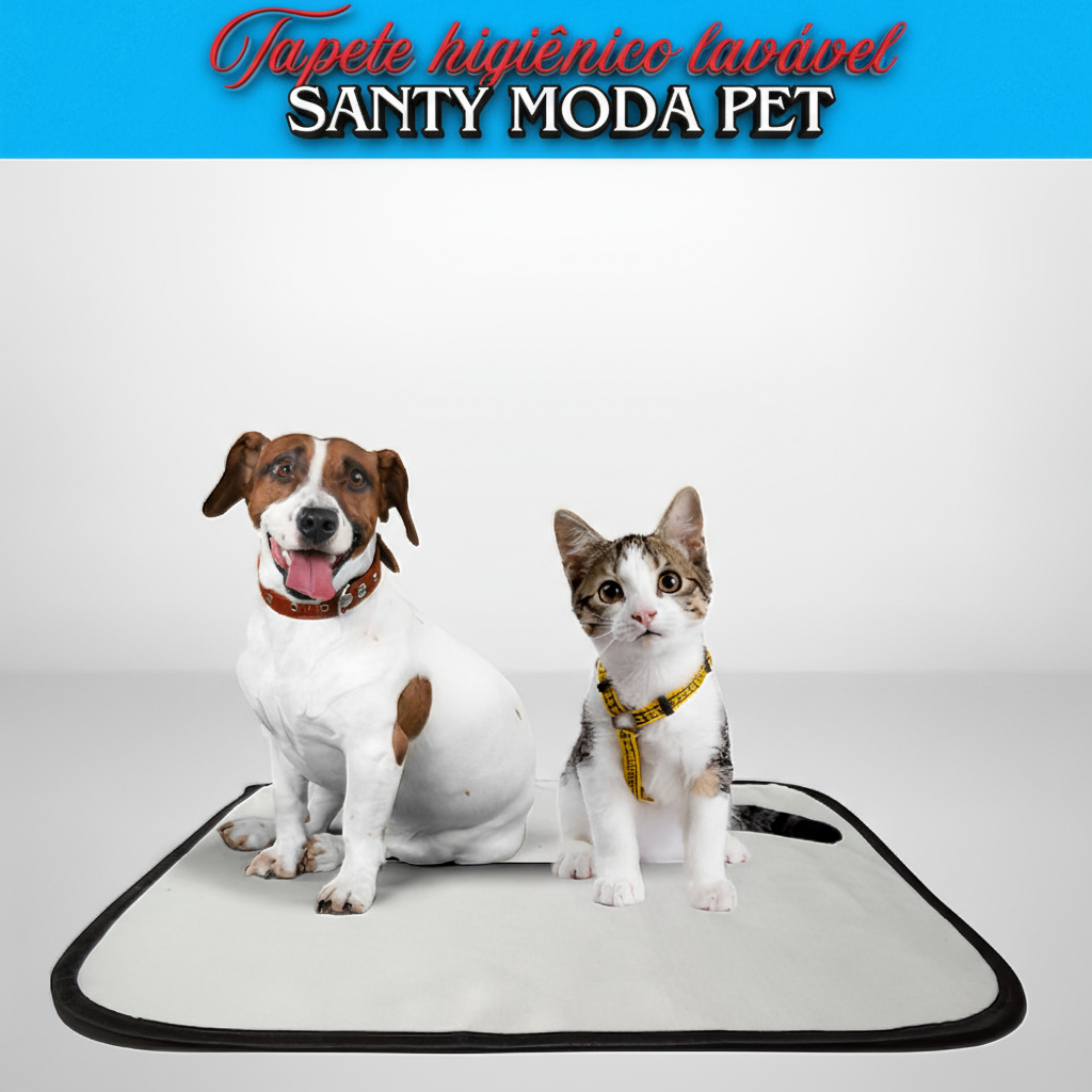 kit 2 tapete higiênico lavável para cães cachorro, M1, Tam. 80 x 50 cm.  reutilizável. Não vaza ao chão
