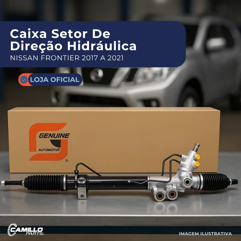 Caixa De Direção Hidráulica Nissan Frontier 2017 A 2021 Nova Original