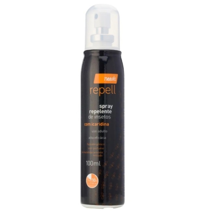 Repelente com Icaridina Needs Repell Spray 100ml
