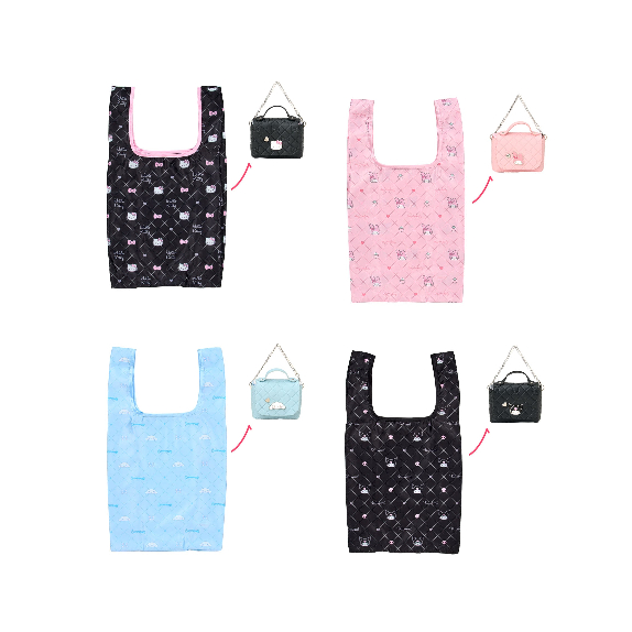 [Direto Do Japão] Sanrio Eco Bag Com Estojo Novos Personagens