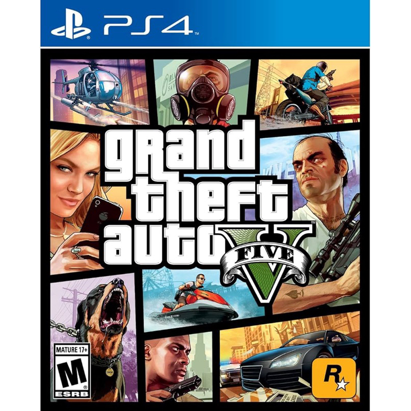 Jogo GTA 5 de Playstation 4 (Mídia física)