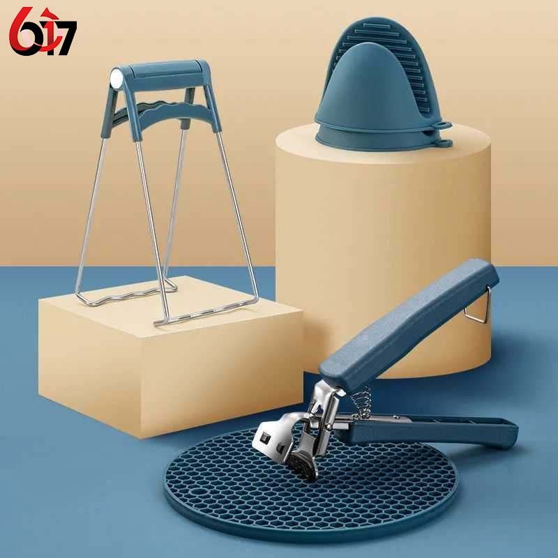 Pega-tigela antitérmico 5 KIT Grampo para prato quente antiderrapante V1 em Oferta na Shopee
