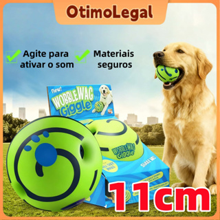 11CM Bola de Brinquedo Interativo para Cães Durável e sem Pilhas com Sons Engraçados de Riso em Oferta na Shopee
