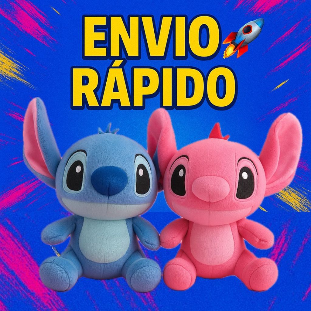 KIT 2 e 1 Pelucia 30CM Stitch Angel pelucia boneco brinquedo urso de pelúcia grande stitich ursinho