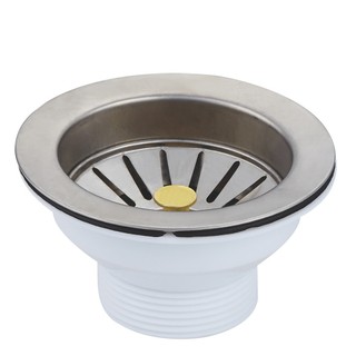 Válvula Americana Escoamento 3.1/2 Aço Inox ABS Pia Cuba Cozinha  Previne Entupimentos Ma…