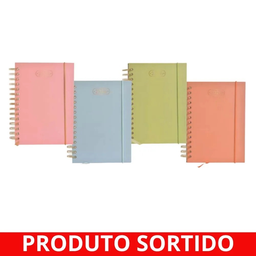 Agenda Espiral Capa Dura 2026 11x15cm Macaron PPA62621 Wincy - UN /SORTIDO
