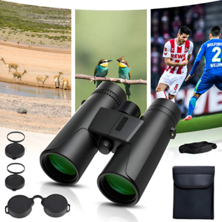 Binóculo 10x42 Com Zoom Potente E Alta Definição, Para Caça, Observação De Aves, Astronomia E Atividades Ao Ar Livre em Oferta na Shopee