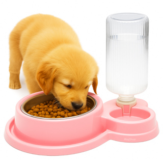 Comedouro e bebedouro Duplo Automático Tigela inox anti formigas Para Cachorro E Gatos pets em Oferta na Shopee