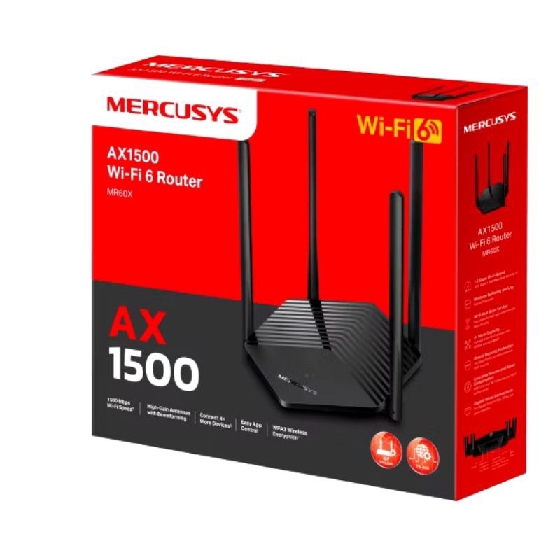 ROTEADOR MERCUSYS - TP-Link MR60X  WI-FI 6 AX1500