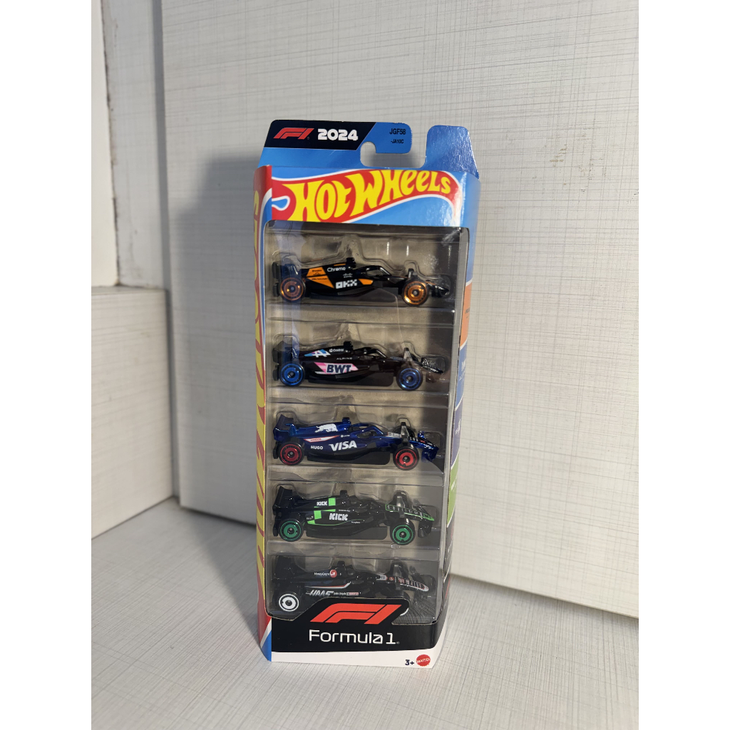 HotWheels Pack F1 McLaren, Alpine, Sauber, RDBull Racing, Haas
