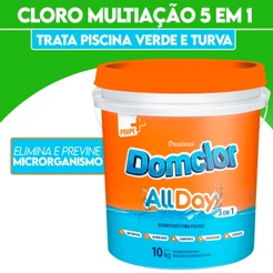 Donclor AllDay Manutenção e Limpeza Para Piscina Granulado Ação Ultra Rápida Clarificante
