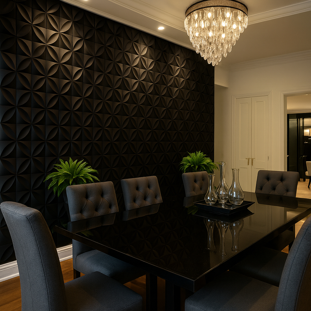 Kit 50 Placas PVC 3d Revestimento De Parede Decorativa 25X25cm em Oferta na Shopee