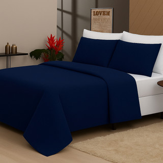 Capa Para Edredom Duvet Protetor Macio Diversas Cores 400 Fios