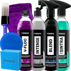 Kit Shampoo Automotivo V-Floc Cera Blend Black Sintra Fast Intense