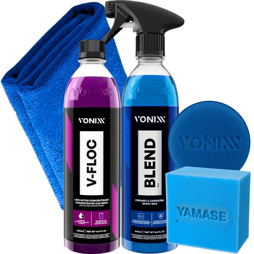 Cera Blend Spray Vitrificadora + V-Floc 500ml Shampoo Vonixx em Oferta na Shopee