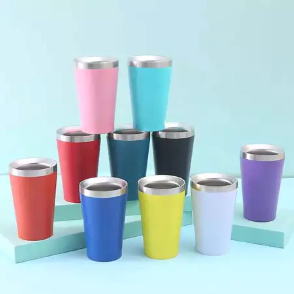 Copo Térmico Tulipa inox 160ml com Tampa Acrílico