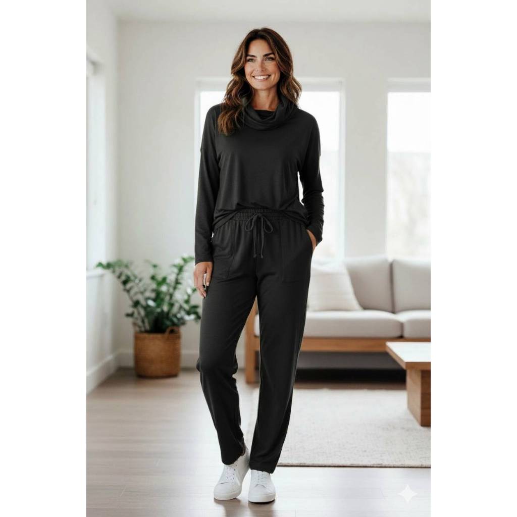 Conjunto Feminino Viscolycra Macia e Leve Ideal Para Home Office Viagens e Uso Diário Lufran