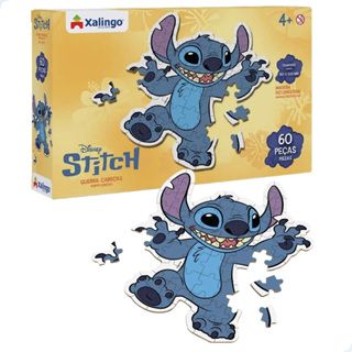 Quebra Cabeça Stitch Com 60 Peças Disney Xalingo Infantil em Oferta na Shopee
