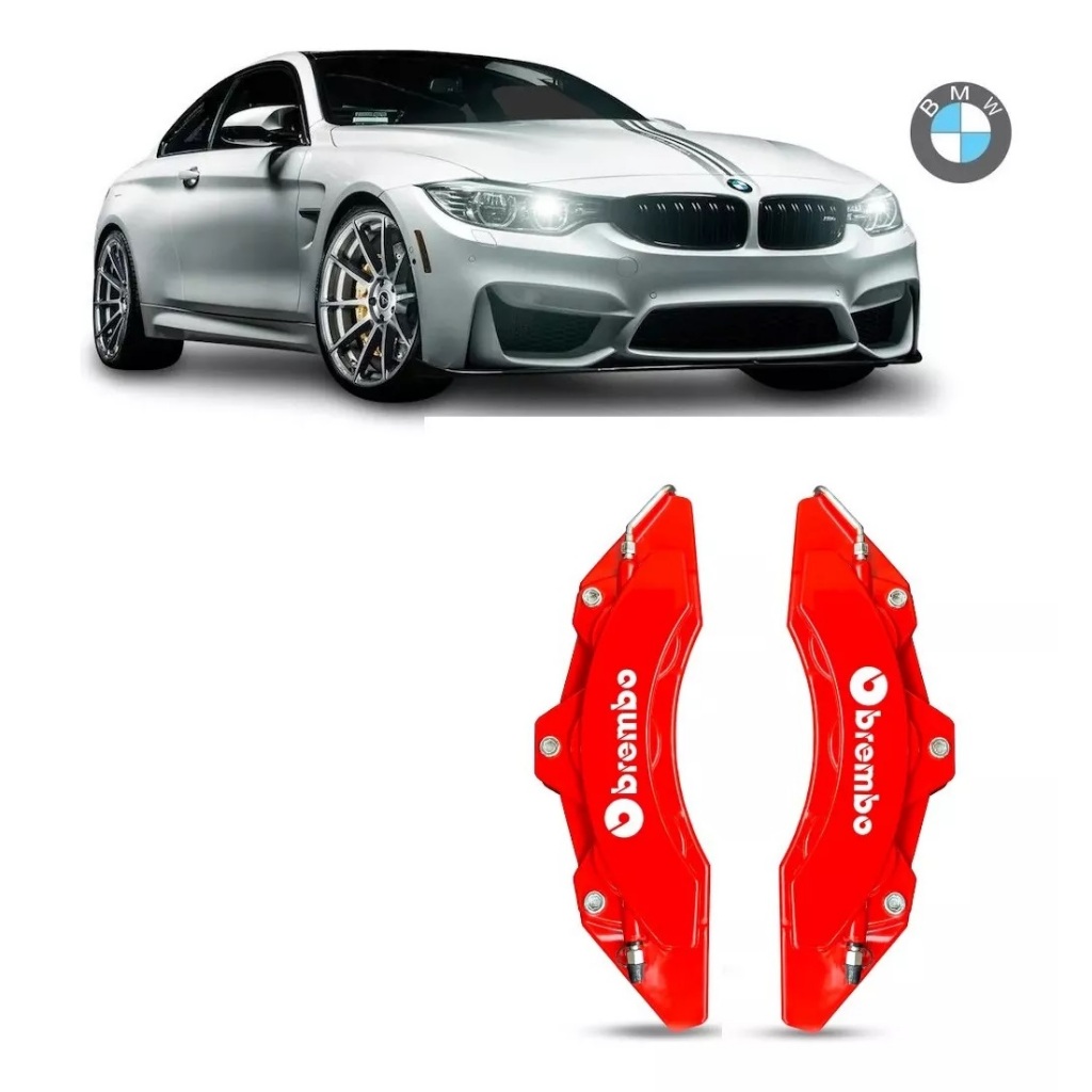 Par Capa de Pinça Esportivas Tuning Brembo Universal 2UND+COLA
