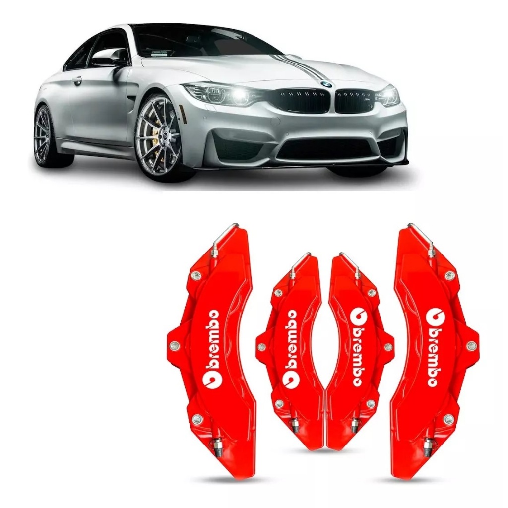 Kit Capa de Pinça Esportivas Tuning Brembo Universal 4UND+COLA
