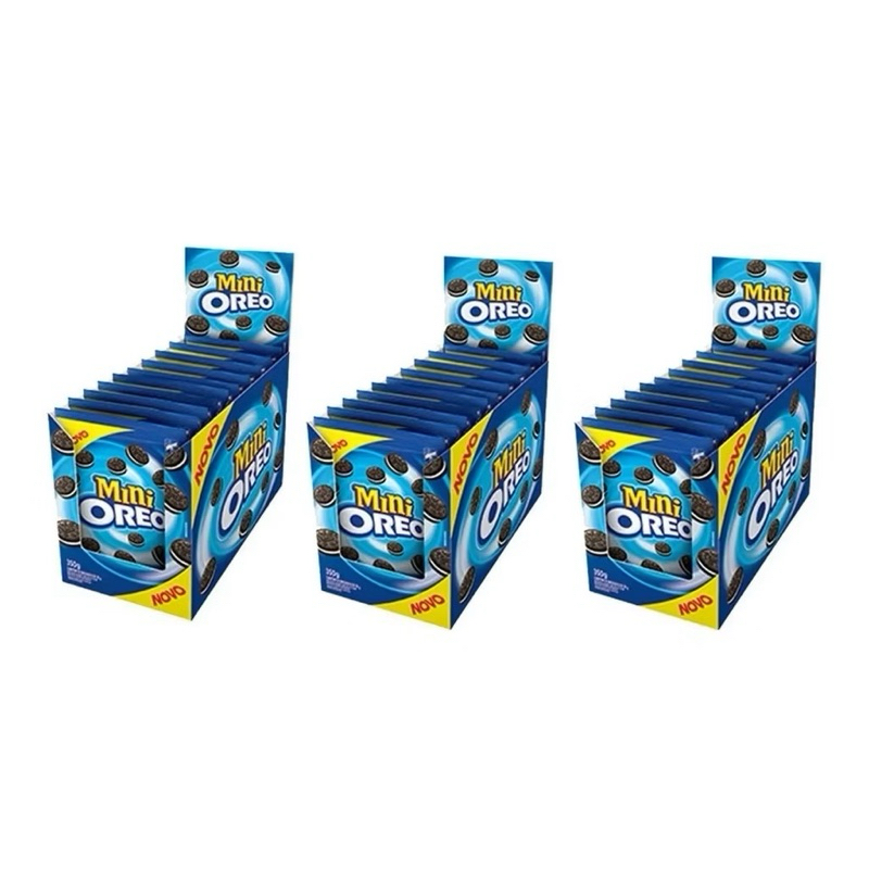 Kit 3 Caixa Mini Oreo – 10 Unidades 35g (350g)