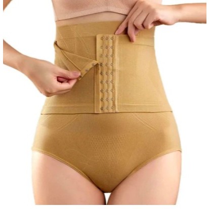 Cinta Calcinha Modeladora Shorts Modelador Controle de Barriga Fechamento Em Colchete Pós Parto Pós Cirúrgico