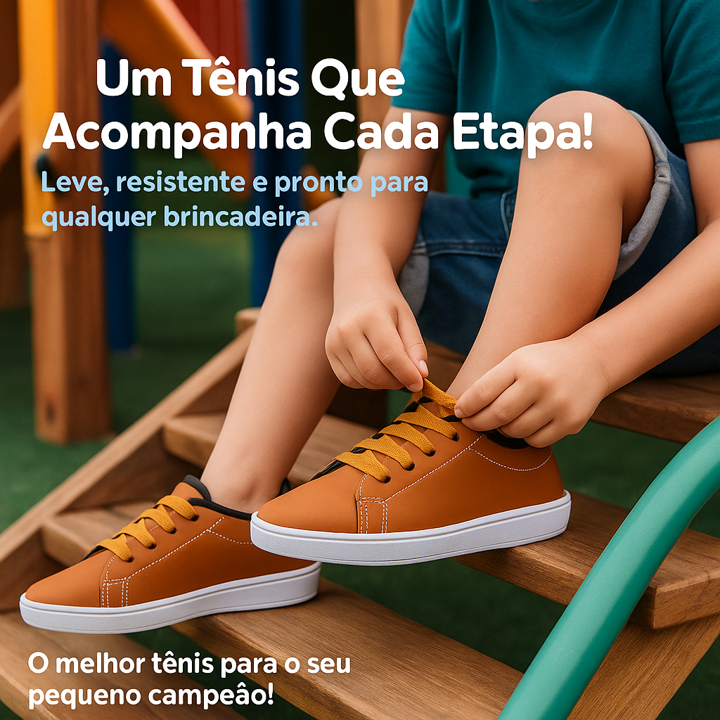 Tenis Infantil Menino Escolar Masculino Casual Confortável Leve Moda Dia a Dia