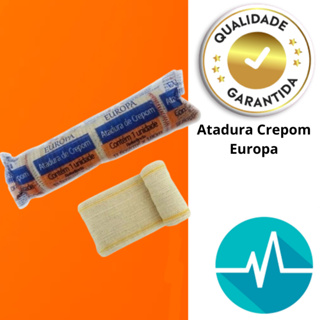 Atadura Crepom Europa – Bandagem Médica para Curativos e Suporte em Oferta na Shopee