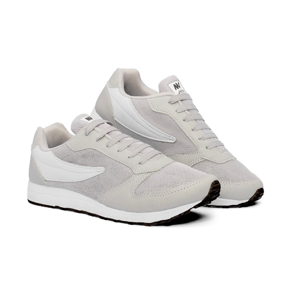 Tenis Masculino Cinza Branco Confortavel Para Caminhada e Academia, Arejado e Antiderrapante (tenis conforto)