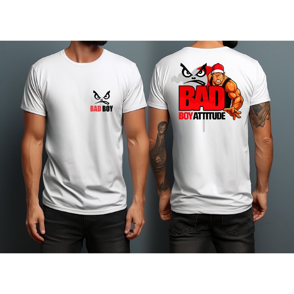 Camiseta personalizada badboy nostálgica anos 90 jiu-jitsu MMA lutador competição Pit Bull 100%algodão muito confortável