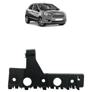 Guia Parachoque Ka Hatch 2018 2019 2020 2021 2022 Dianteiro Preto em Oferta na Shopee