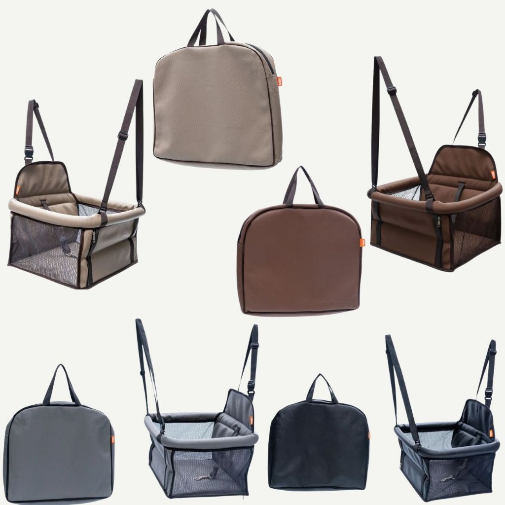 Cadeirinha Assento Pet Luxo Tubline Transporte Seguro no Carro - Tam. P - 10 Kls