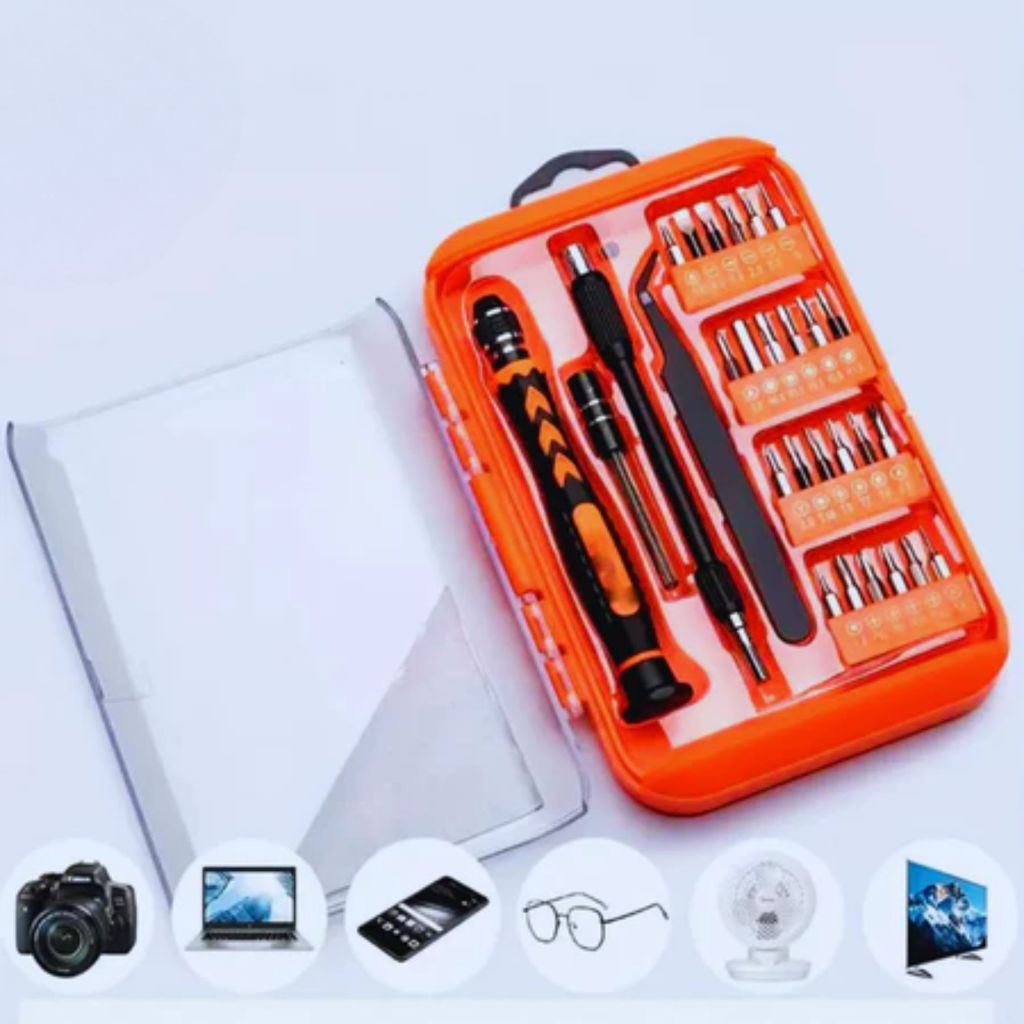 Kit Chave Ferramentas Eletrônicos Magnética de Precisão 28 Pçs Reparos De Celular/ Notebook / Óculos/