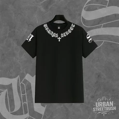 Camiseta Urbans Street Rush 3O.1 Algodão estampa Urbans Estampa Estilo Gótica