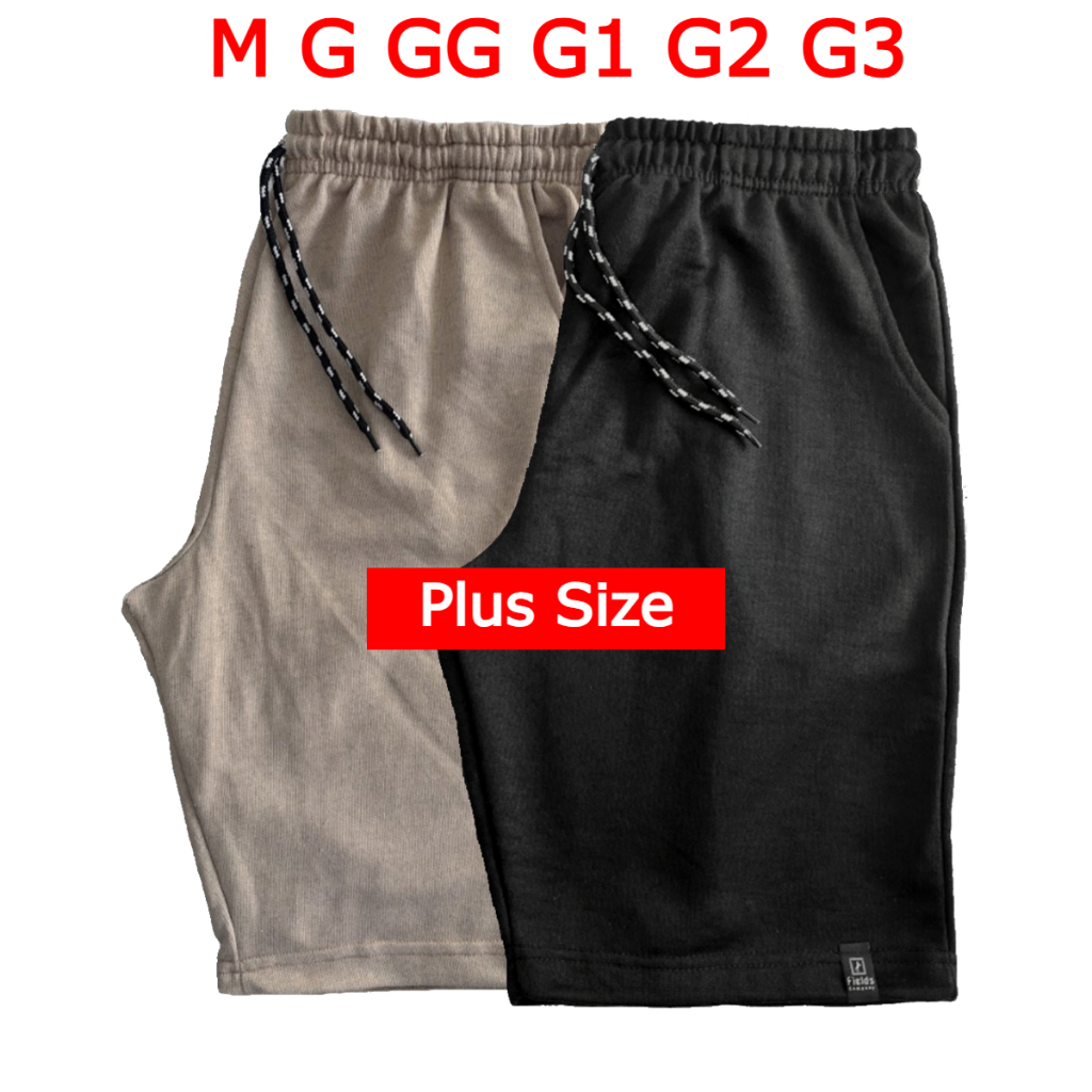 Kit 2 Bermudas Plus Size G1 G2 G3 Moletom Masculina