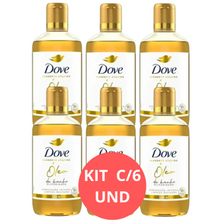 Kit C/6 Óleo de Banho Dove 240 mL em Oferta na Shopee