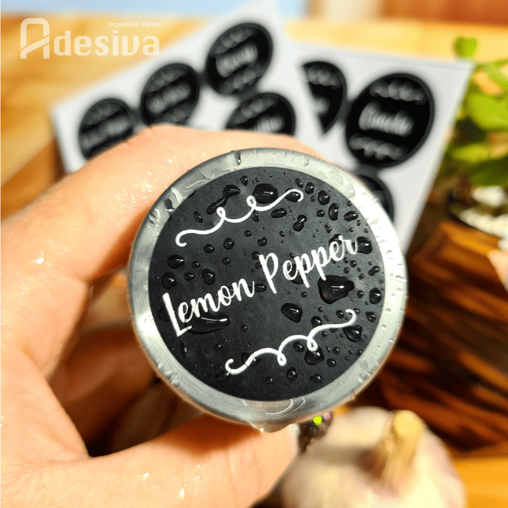 36 Etiquetas Adesivas para Potes de Temperos e Condimentos 3,8x3,8cm – Vinil Transparente à Prova d’Água em Oferta na Shopee