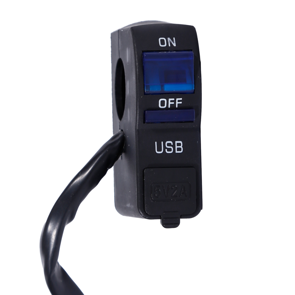 Botão Interruptor On/off Rt Farol Auxiliar Milha Moto Usb