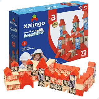 Blocos De Montar Xalingo Brincando De Engenheiro 73 Peças em Oferta na Shopee