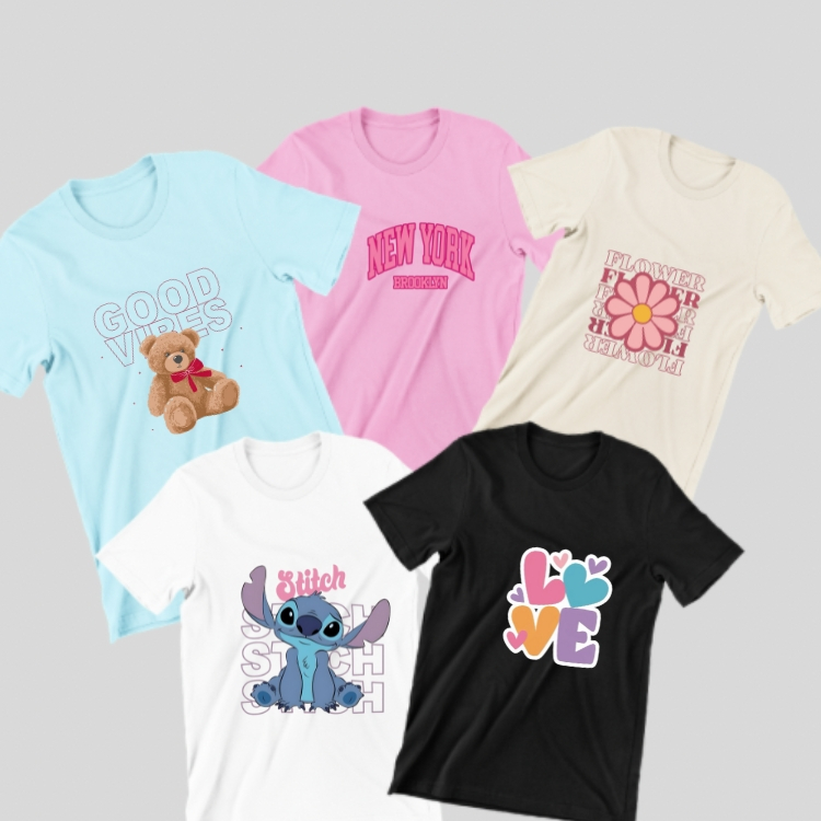 kit camiseta infantil kit camiseta juvenil KIT 5 CAMISETAS INFANTIS camisetas juvenil blusa infantil
