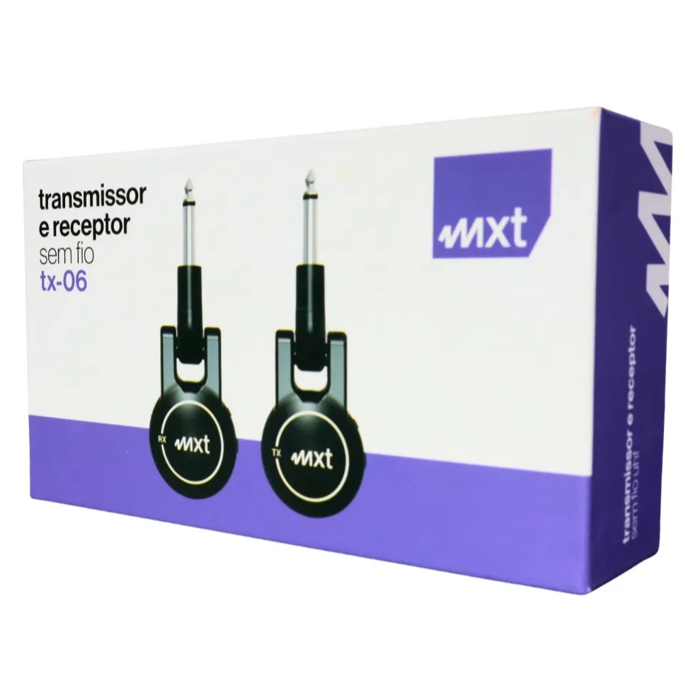 Mxt Tx-06 Transmissor E Receptor Sem Fio Para Guitarra