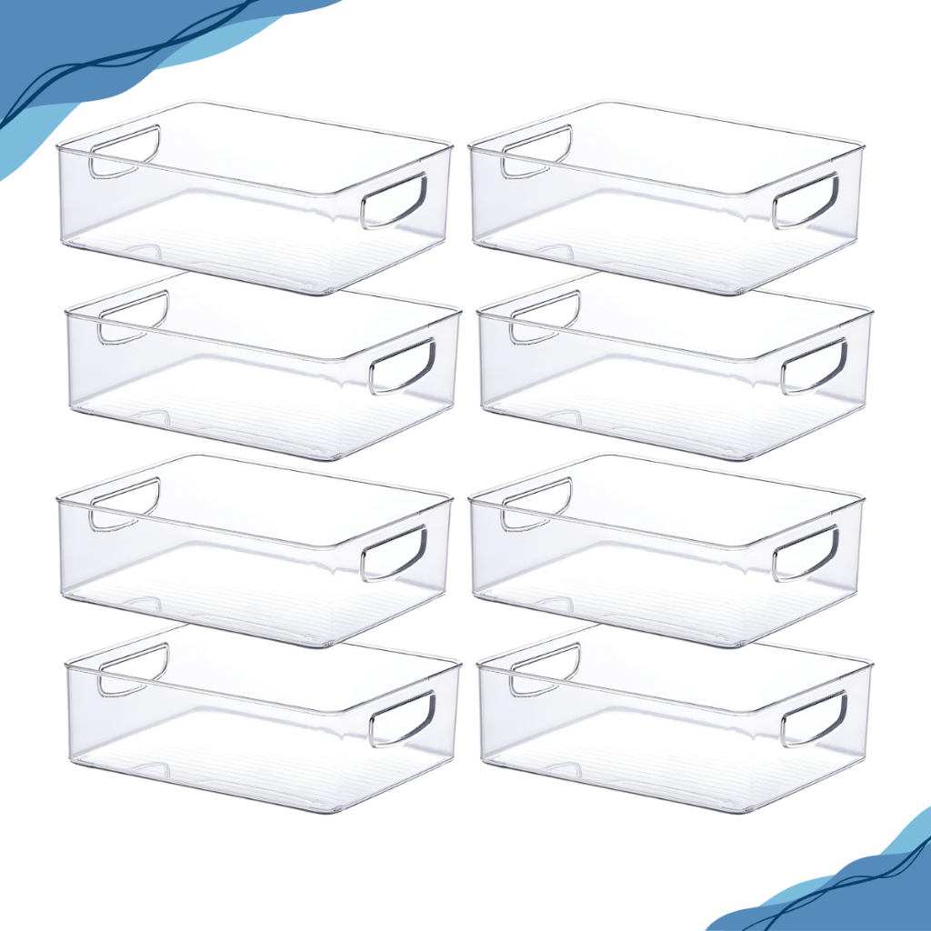 Organizador Acrílico com Alça 25×20×8 cm Paramount para Cozinha e Geladeira em Oferta na Shopee