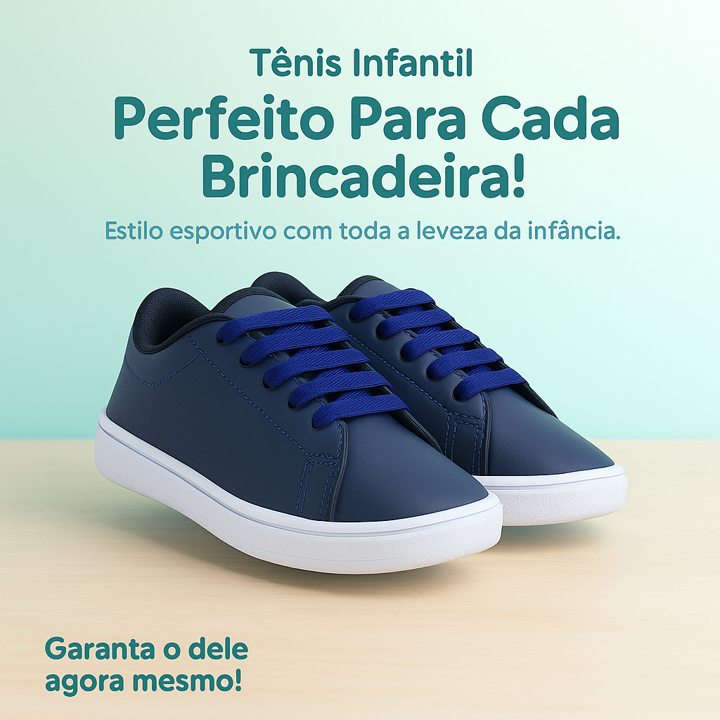 Tenis Infantil Menino Escolar Masculino Casual Confortável Leve Envio Imediato