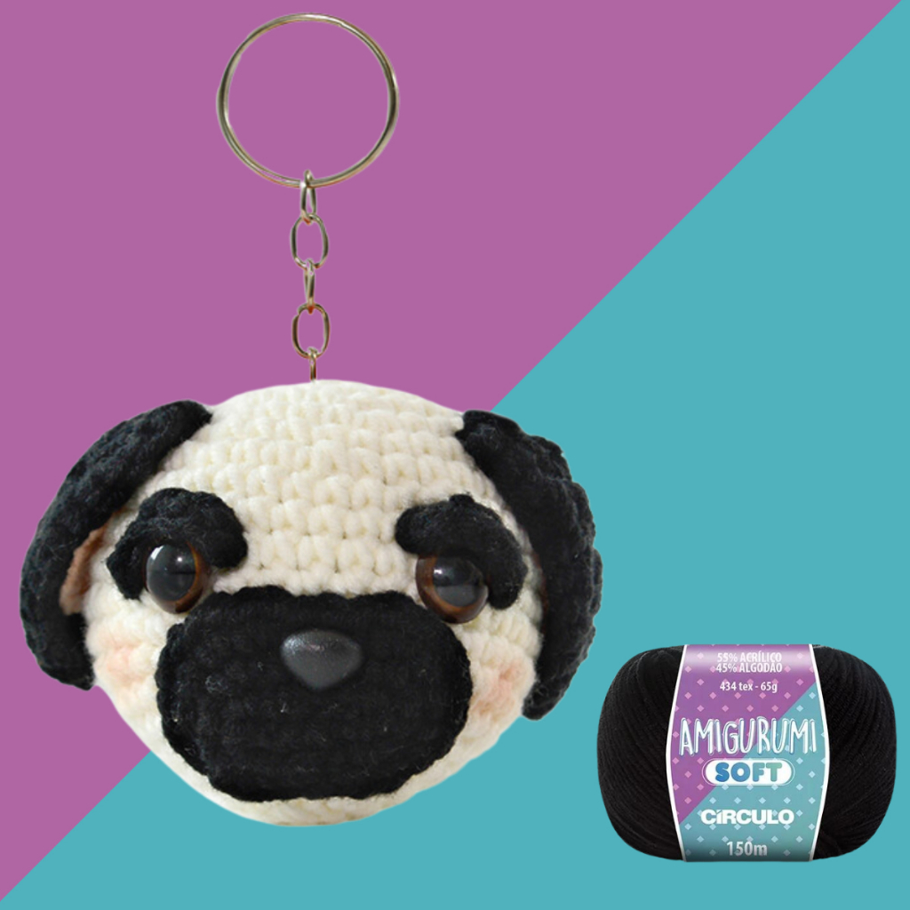 Barbante Fio Amigurumi Soft Círculo 150m Acrílico Algodão Crochê Tricô Artesanato Criativo Versátil — imagem 2 de 2