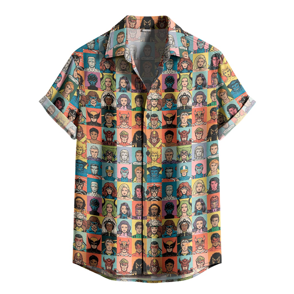 Camisa De Botão X Men 97 Estampa Total [Ref-149] em Oferta na Shopee