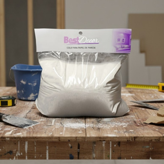 Cola Em Pó Capacidade De Ate 3 Rolos De Papel De Parede 50g Fácil Preparo em Oferta na Shopee